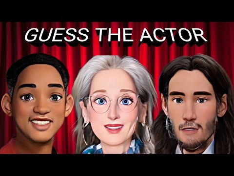 GUESS THE 65 ACTORS BY THEIR CARTOON FACES