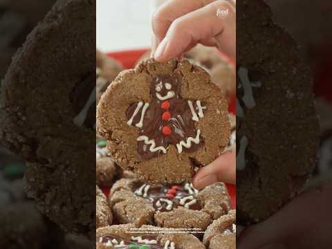 Gingerbread Thumbprint Cookies 🥰