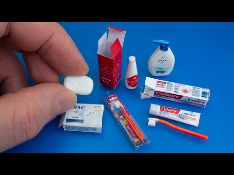 DIY Miniature Personal Care | DIY crafts | No Polymer Clay! Eatsy