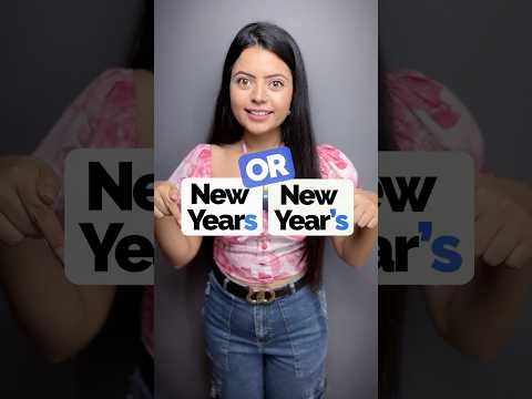 New Years OR Year’s - How To Wish Happy New Year | English Doubts #newyear2025 #newyeargreetings