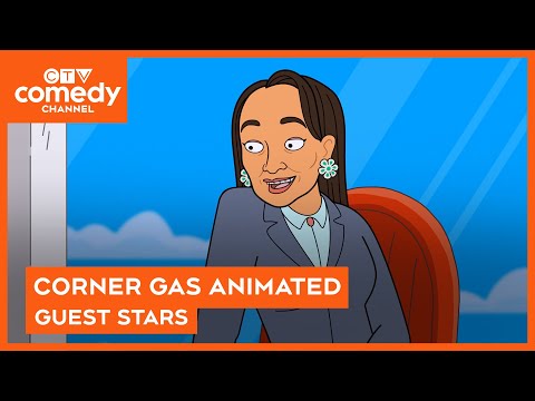 Corner Gas Animated Production Bites - Tantoo Cardinal