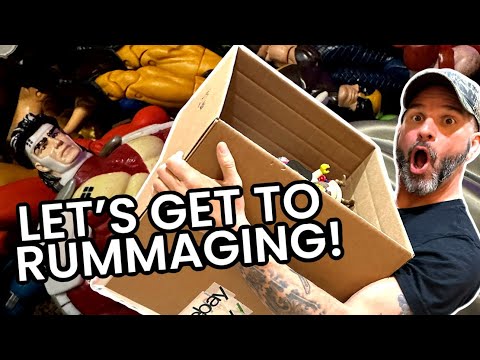 Hundreds of Vintage Toys To Rummage Through!  Yard Sale Finds!