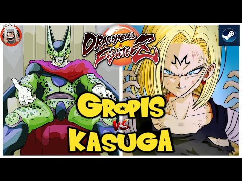 DBFZ Gropis vs Kasuga (Baby2, Cell, Frieza) vs (Kefla, Cooler, A18)