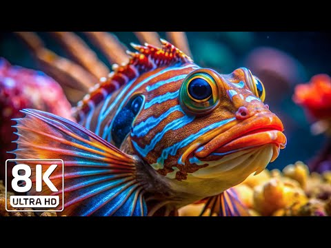 Beneath the Surface 8K - Tranquil Marine Life and Soothing Vibes