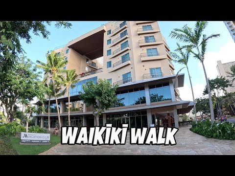 Waikiki Walk | Kuhio Ave | Kapahulu Ave | Waikiki Wall | Treadmill Virtual Walk | December 12, 2024