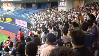 【オリックス最終戦】二次会 フル 歌詞つき (背番号順応援歌など) 2015.10.3