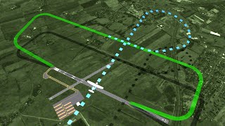 How to enter the traffic pattern at a nontowered airport