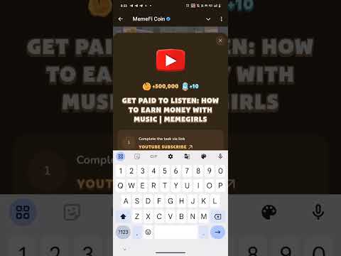 Get Paid to Listen: How to Earn Money with Music | MemeGirls | Memefi New Video Code