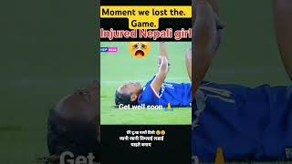 sad moment of this Game 😔 get well soon Preeti Rai didi ❤️