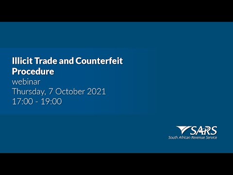 Illicit Trade and Counterfeit Procedures webinar