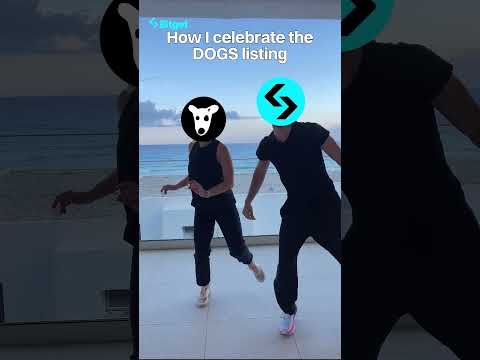 How I celebrate the DOGS listing on Bitget! #dogscoin #bitget #DOGSListBitget #crypto  #toncoin