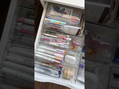 🖊️🫧#stationery #cleaning #cleaningmotivation #fyp #asmr #sounds #cleanwithme #organization