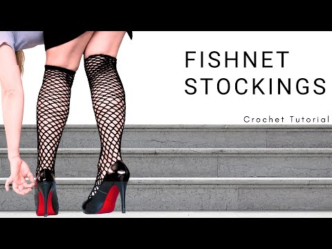 Trendy FISHNET STOCKINGS | EASY Crochet Tutorial