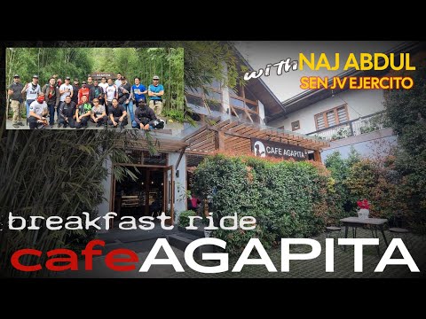 CAFE AGAPITA Breakfast Ride with NAJ and Sen JV