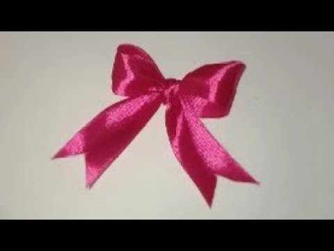 Easy craft with satin ribbon | bow preparation