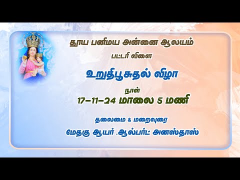 உறுதி பூசுதல் விழா | தூய பனிமய அன்னை ஆலயம், பட்டரி விளை | 17-11-24