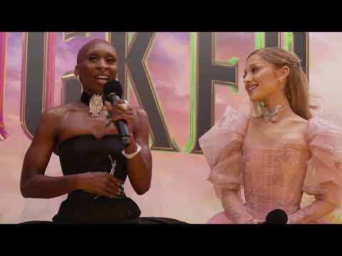 Wicked Sidney State Theatre Premiere - itw Cynthia Erivo and Ariana Grande (Official video)