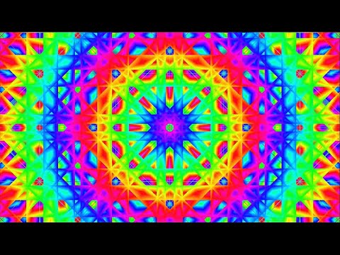 Eternal Waves ॐ ( 1 Hour Mandala Sacred Geometry Visuals HD -  Psychedelic Trance / Goa Mix )