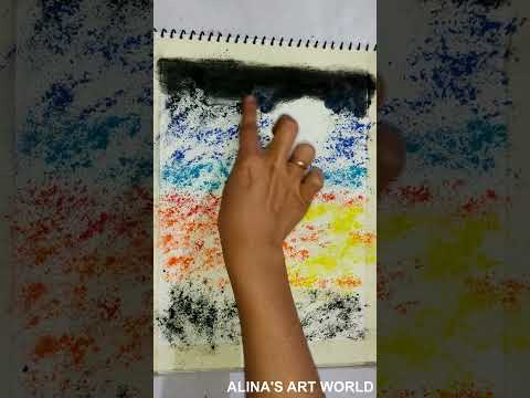 Soft pastel colors drawing | Pastel color drawing for beginners #shorts #youtubeshorts