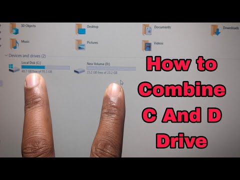 How to Combine Hard Drive / SSD Partitions in Windows 10,11 | Combined C Drive Partition#macnitesh