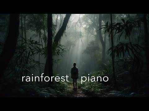 Relaxing Music & Rainforest Sounds // Beautiful Piano Sleep Music