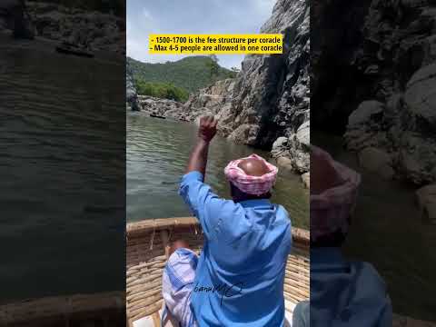 Coracle ride at Hogenakkal falls |