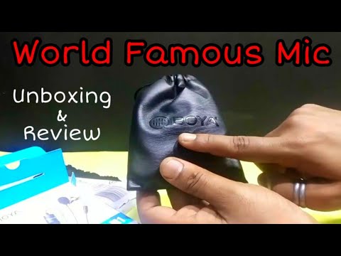 Boya Mic Unboxing and Review