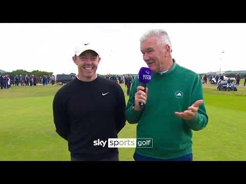 Rory McIlroy MID-ROUND interview at St Andrews