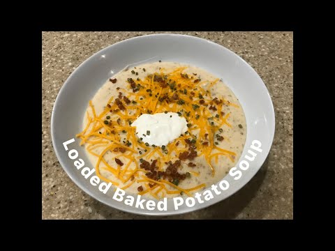 Easy Slowcooker Loaded Baked Potato Soup