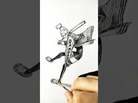 Speed drawing StickMan Seiko 😳 #shorts #anime #drawing