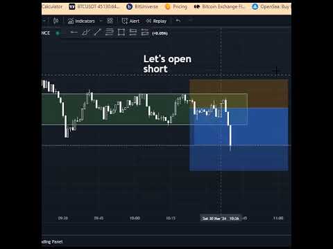 Short Sell Bitcoin 1 minutes scalping   #crypto #cryptocurrency #viral #viralshorts #bitcoin