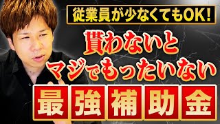 この制度を使わない企業は格差が付きます...！特に小規模事業の経営者は必ずこの補助金を活用してください！