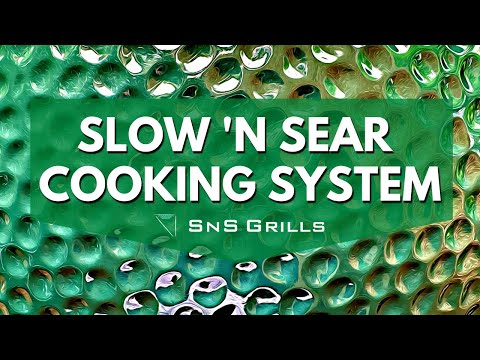 The NEW Slow 'N Sear Cooking System for the BIG GREEN EGG!