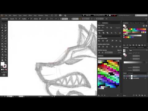 "Wolves" Logo Design Speedart