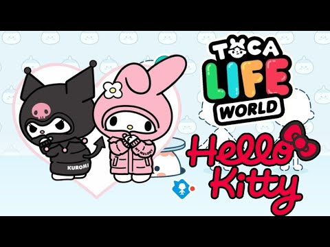 MELODY E KUROMI / HELLO KITY / in the version picsart/ toca Life world