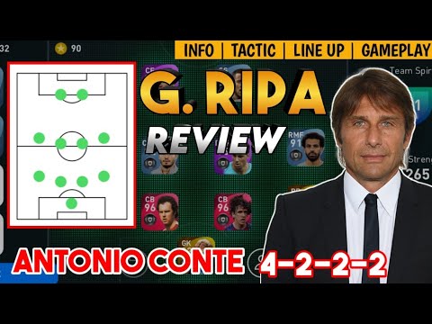 G. RIPA 4222 MANAGER REVIEW | NEW TOTTENHAM MANAGER | PES 2021 MOBILE