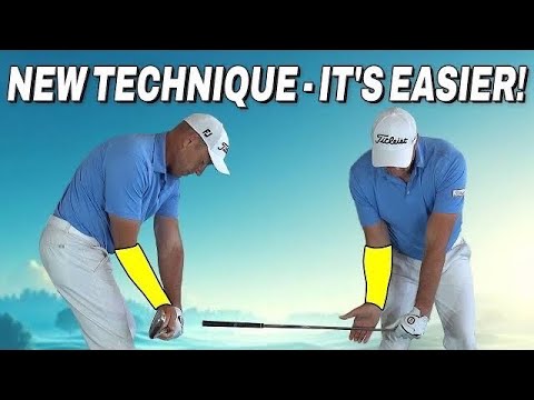 The Long Right Arm! - The New Easier Downswing!