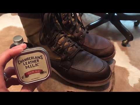 The best way to restore leather boots (Chamberlain’s leather milk)