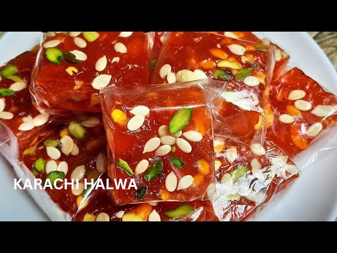 Bombay Karachi Halwa | How To Make Corn Flour Halwa Sweet | Corn Flour Halwa in Telugu |