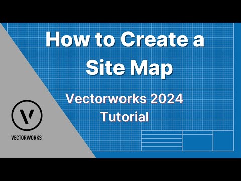 How to create a Site Map | Vectorworks 2024 Tutorial