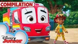 Best of Firebuds 🚒 | Compilation | @disneyjr​