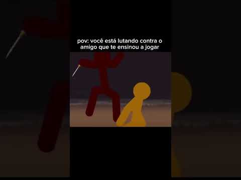 quando você fica no time oposto do amigo que te ensinou a jogar e você entra no pvp com ele: