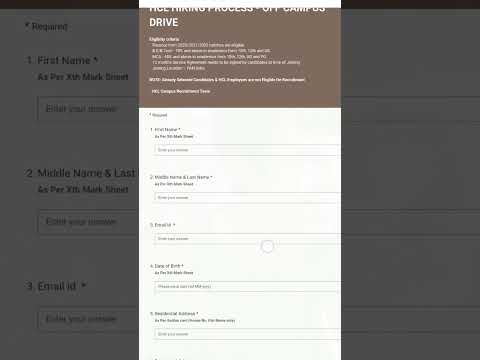 HCL HIRING OFF CAMPUS DRIVE FRESHERS 2022 | HIRING INTERN | HOW TO APPLY ✍️