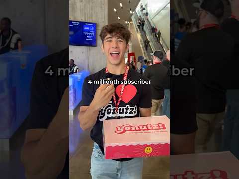 Giving Donuts To My 4 Millionth Subscriber !!!