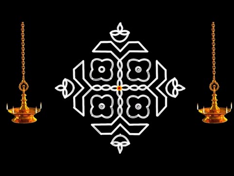 #43 Deepam kolam 🪔 diwali special kolam designs 😍 simple kolam