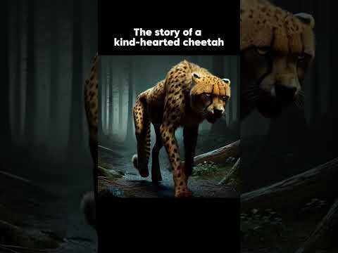 The story of a kind-hearted cheetah#fyp #ai