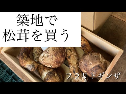 銀座在住者お勧め！今が旬の松茸が築地でお安く買えます。