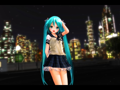 【MMD】Fly to night, tonight - Miku Appearance【1080p・60fps】