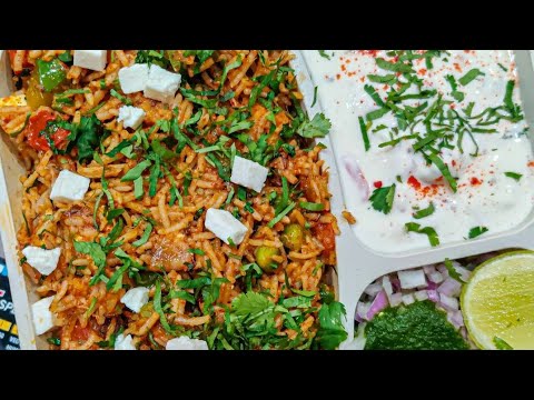 Street Style Butter Paneer ❤️ Tawa Pulao Test Is Very Amazing 🤑 #Short Video