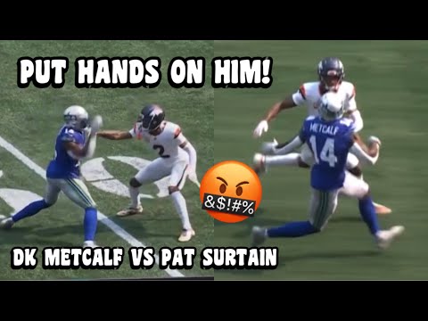 Patrick Surtain ‘LOCKED UP’ DK Mercalf! 😳 (WR Vs CB) Broncos Vs Seahawks 2024 highlights